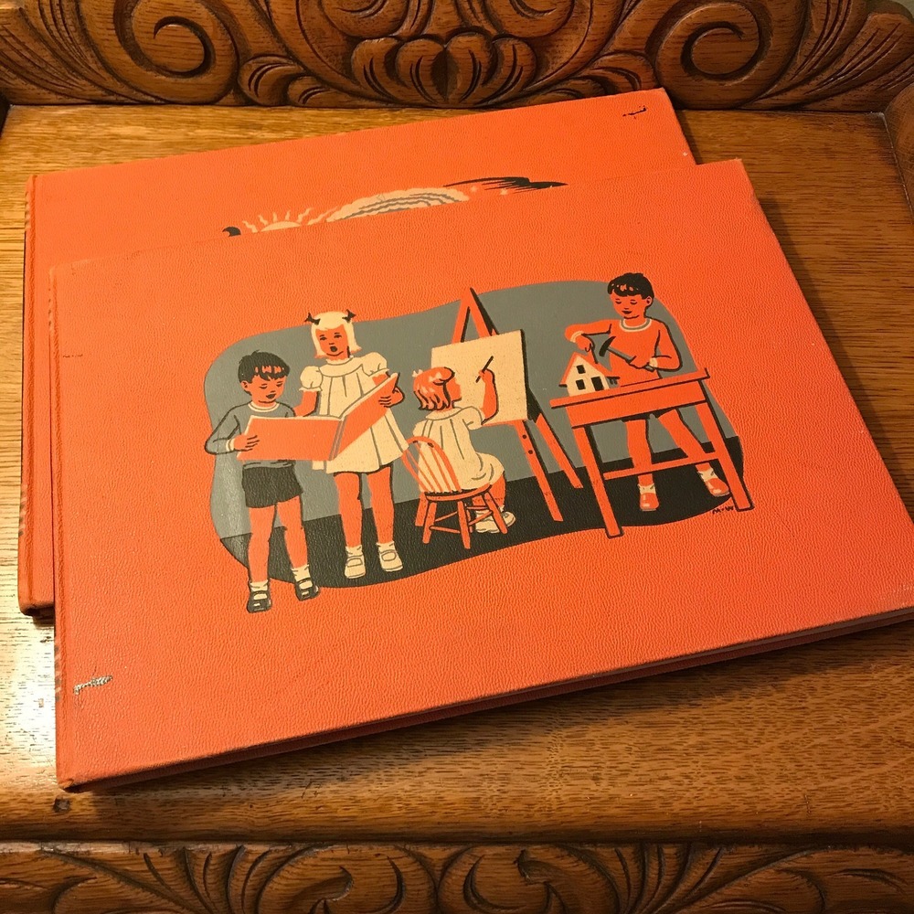 Vintage Childrens Books, Childcraft Art  Music & Science and Industry,‎ 1942 USA